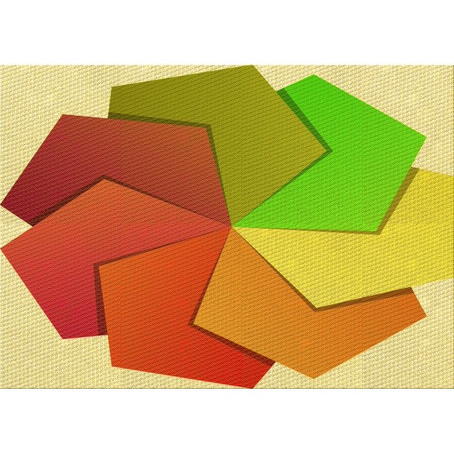 Ahgly Company Tapis Rectangulaire Lavable en Machine Intérieur Transitionnel Orange Rouge Orange, 7 Pieds x 10 Pieds