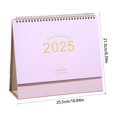 thumbnail image 3 of Meitianfacai 2025 Mini Desk Calendar Mini Standing Calendar 2025 Flip Calendar For Desk 2025 Standing Flip Desktop Calendar Desk Calendar Planner Office Calendar For Home, Pink, 3 of 6