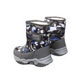 thumbnail image 3 of MAWCLOS Bottes Mi-Mollet Unisexes Bout Rond Chaussures d'Hiver Plateforme Antidérapantes Botte de Neige Doublée Peluche Randonnée Chaussure Chaude Camouflage Gris 4Y, 3 of 9