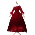 thumbnail image 4 of UPPADA Liquidation Robes d'Invitée de Mariage à Manches Évasées pour Femmes Robe de Cocktail Chic Robes de Bal d'Hiver Robes de Cocktail Formelles Robes Noires pour Mariage, 4 of 6