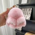 thumbnail image 1 of TopLLC Handmades Soft Bunny PomPom Charmss Bunny Car Key Chain Pendant Key Ring, 1 of 7