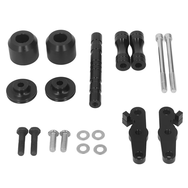 Motorcycle Frame Slider Wear Resistant Black Smooth Appearance High Torsion Fit for XSR155 2018‑2021