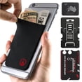 thumbnail image 1 of Gecko Travel Tech Phone Wallet - Stick On Card Holder Wallet for Cell Phones - Adhesive Card Pocket - PEACE, 1 of 1