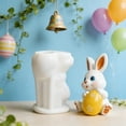 thumbnail image 2 of TIELUTT Easter Cartoon Little Rabbit Easter Egg Decorative Item Silicone DIY Resin Tray Silicone for Craft Silicone Mats for Crafts Extra Large Flower Silicone for Resin Beading Board with Cover, 2 of 8