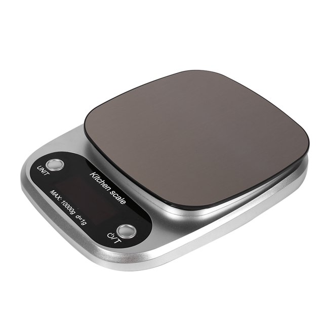 1 Pce 10kg/g Balance de Pondération Électronique en Acier Inoxydable LCD pour Cuisine