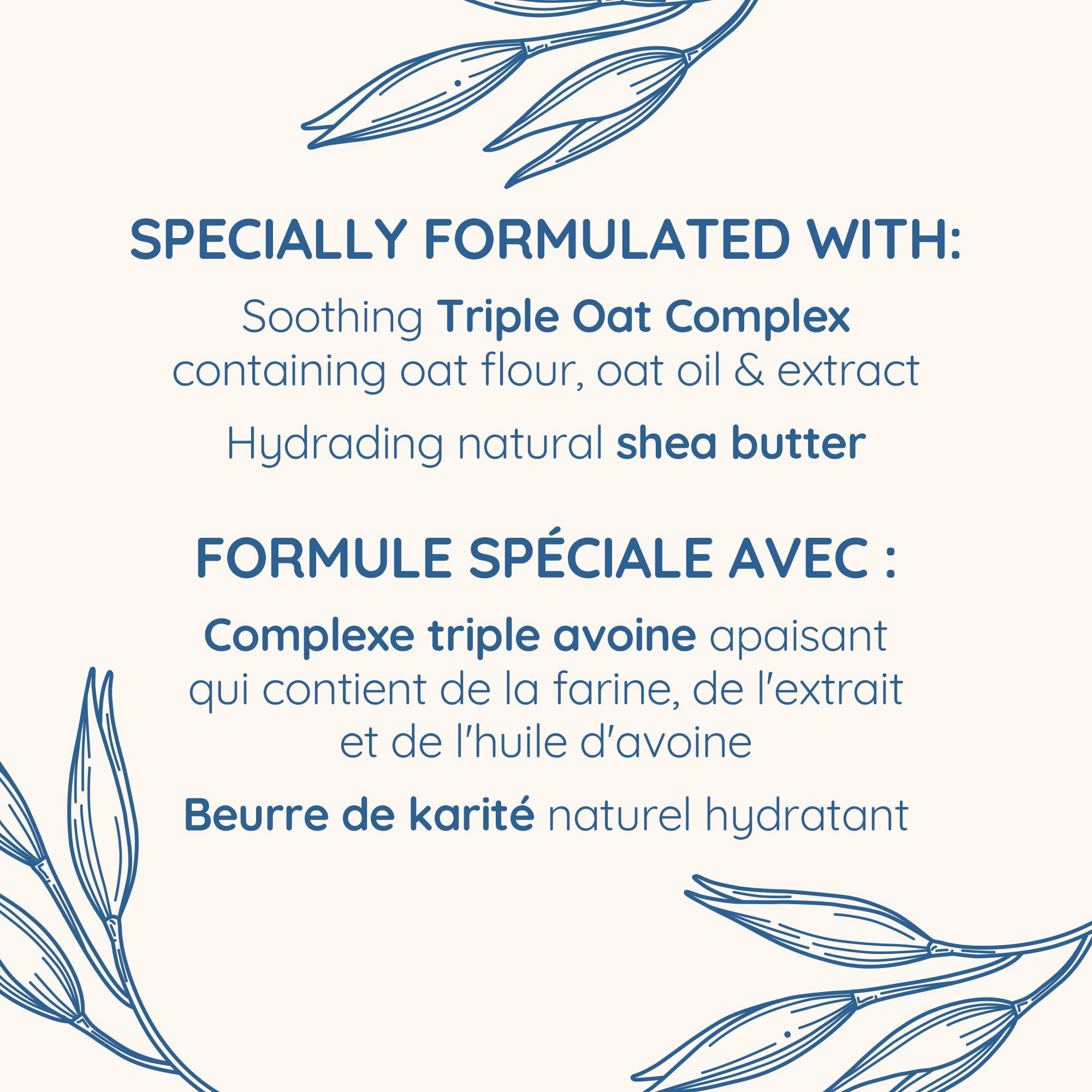Aveeno Skin Relief Moisturizing Lotion, Beurre de Karité, Avoine, Diméthicone, Hydratant Corporel pour Peau Sèche, Sans Parfum
