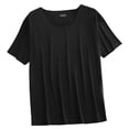 thumbnail image 2 of JDQJBZ Mens Sleepwear Short Sleeve Round Neck Sport Tank Top Solid Color Lounge Shirt, 2 of 3