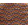 thumbnail image 4 of oneOone Tissu Georgette Viscose Serpentine Rayé Imprimé au Mètre 42 Pouces de Large, 4 of 4