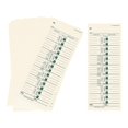 thumbnail image 1 of yuksok 50 Pieces Time Cards Office Supplies Overtime Calculation Clock in Timecards, 1 of 9