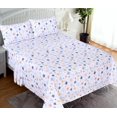 thumbnail image 2 of RUVANTI Draps Grand 100 % Coton, Ensemble de Draps Percale Grand, Fault Star, 2 of 5