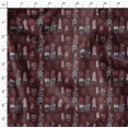 thumbnail image 4 of Soimoi Velvet Fabric Cactus Tree Printed Craft Fabric by The Yard 58 Inch Wide, 4 of 5