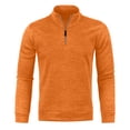 thumbnail image 1 of Dvkptbk Chandails à Col Roulé de Base pour Hommes à Manches Longues T-Shirts en Molleton Tricoté Chandail Décontracté à Enfiler Haut Demi-Glissière Col Haut Chandail en Molleton Épaissi, 1 of 3
