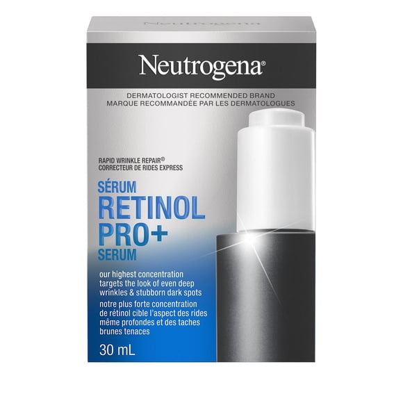 Neutrogena Rapid Wrinkle Repair 0.5% Retinol Pro+ Serum - Anti Aging Facial Serum - Wrinkles & Dark Spot Rapid Repair