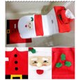 thumbnail image 3 of yeacher Festive Elf Christmas Toilet Set: Lid Cover, Tank Cover & U-Shaped Rug for Holiday Cheer, 3 of 6