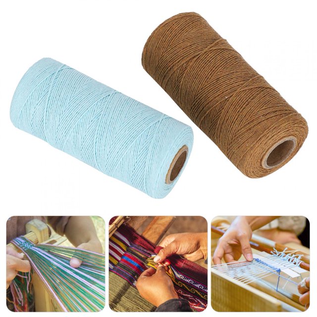 Fil de Coton Pur, Accessoire de Tricotage Fil à Tricoter, pour Couvertures Tapis