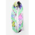 thumbnail image 2 of Bimba Womens Rectangular Printed Cotton Voile Scarf Neck Head Wrap-40 x 40 Inches, 2 of 7