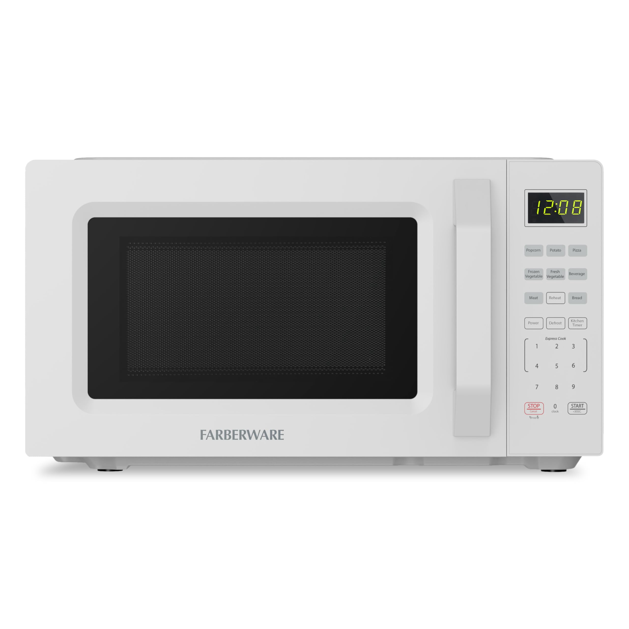 Farberware FMO07WEIWH Compact 700W 0.7 Cu. Ft Microwave Oven White