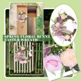 thumbnail image 1 of WIFKLSIIPG Floral Spring Bunny Easter Wreath Happy Easter Wreath Spring Wreath Easter Decorations Door Decor front Door Wreath, 1 of 7