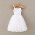 thumbnail image 2 of Robe Tutu 2025 Robe en Jean Robe Tutu en Coton Robe Évasée avec Poches Robes en Tulle Robes de Pâques Sans Manches Princesse, 2 of 4