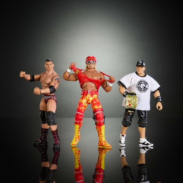 WWE Elite Hulk Hogan John Cena Batista Action Figures, 6-inch