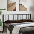 thumbnail image 1 of vidaXL Metal Headboard Black 193 cm, 1 of 5