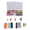 thumbnail image 2 of Heat Shrink Tubing Kit, 164Pcs Electric Connection Tubes 2:1 Shrinking Ratio High Temperature Resistance  For Daily Maintenance For Cables Bundling, 2 of 8