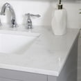 thumbnail image 4 of Pemberly Row Traditional 30" Single Quartz Top Bathroom Vanity in Gray, 4 of 15