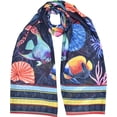 thumbnail image 1 of Anuschka Chiffon Scarf - Original Printed Artwork with Super-Soft & Lightweight 100% Polyester Fabric, 1 of 2