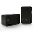 thumbnail image 1 of Pyle PDWR42BBT Bluetooth Indoor Outdoor 3.5" 200W Speaker System, Black (2 Pack), 1 of 3