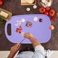 thumbnail image 1 of Yhmxh Kitchen Gadgets Plastic Cutting Boards For Kitchen Dishwasher Safe Double-sided Extra Large Cutting Board For Meat Easy Grip Handle Non-Slip With Grinding Area Kitchen Aid Attachments, 1 of 6