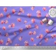 thumbnail image 2 of Soimoi Viscose Chiffon Fabric Magnolia Floral Print Sewing Fabric Yard 42 Inch Wide, 2 of 3