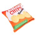 thumbnail image 4 of Plush Squeaky Dog Toy, Boredom Relief Tear  Cute Potato Chips Plush Dog Toy Safe Built In Rattling Paper Interactive  For Home Chili Red,Potato Chip Orange, Shrimp Blue,Lamb Roll, 4 of 8