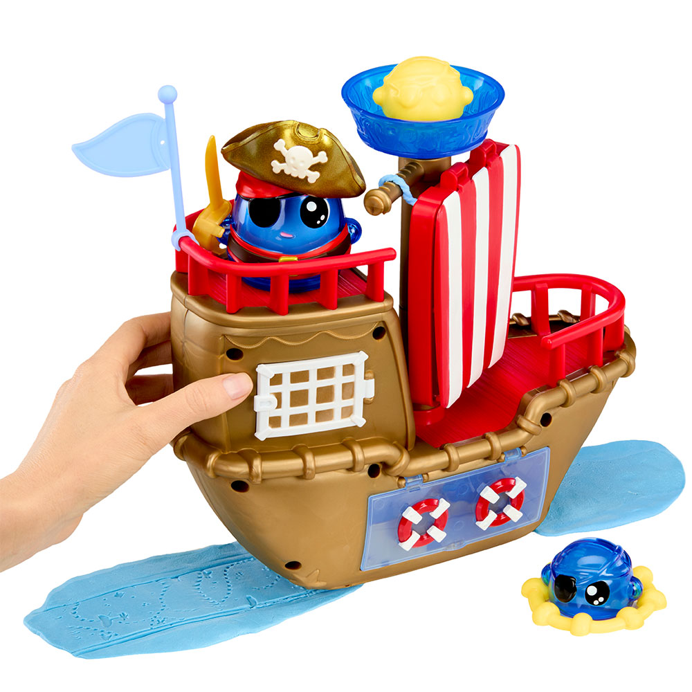 DohKins Pirate Ship Playset & Pirate - Dough Never Dries