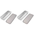 thumbnail image 1 of Estbridge Salad Container For Fridge Stainless Steel Crisper Bacon Holder Containers Lunch Meat 2 Pieces, 1 of 6