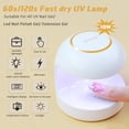 thumbnail image 2 of 1 Set Nail Lamp Fast Dry USB LED Nail Lamp Compact Portable Nail Manicure Machine for Gel Polish Nail Art, 2 of 10