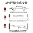 thumbnail image 4 of WIFKLSIIPG Spring Tension Rod Small Tension Rod Diameter No Drilling Expandable Short Tension Rods Spring Rods Tension Rods for Closet Cupboard Hanging Clothes, 4 of 5