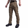 thumbnail image 3 of cllios Pantalon Cargo de Travail pour Homme 2024, Pantalon Cargo en Ripstop Pantalon de Travail Militaire Pantalon de Travail Léger Pantalon de Randonnée Extérieur avec Poches Vert m, 3 of 4