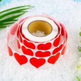 thumbnail image 3 of 500 Pcs 1 Inch Heart Shaped Tanning Stickers, Self Adhesive Sunbathing Body Stickers for Tanning Beds, 3 of 4