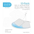 thumbnail image 2 of PurePulse TENS Electronic Pulse Massager Pads – 10-Pack of Premium, Self-Adhesive Replacement Electrode Pads Compatible with PurePulse and Most Other TENS Units (Total of 40 Pads), 2 of 4