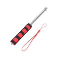thumbnail image 3 of Lubelski 140/200cm Flag Pole with Lanyard Multi-section Non-slip Handle Comfortable Grip Teaching Pointer Stick Stainless Steel Telescopic Banner Flagpole Tour Guide Flagpole, 3 of 8