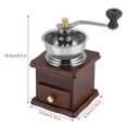 thumbnail image 4 of TOPINCN Vintage Wooden Manual Coffee Grinder, 4 of 7