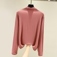 thumbnail image 2 of Yuyuzo Women's Long Sleeve Shirts Turtleneck Basic Solid Color Slim Fitted Base Layer Undershirts, 2 of 3