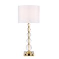 thumbnail image 4 of Elégant Decor TL3027BR Erte 1 Lampe de Table en Laiton Léger, 4 of 4