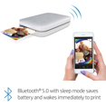 thumbnail image 4 of HP Sprocket 2x3" Instant Smartphone Photo Printer 75 Sheets Bundle, Wireless Portable Printer - Luna Pearl, 4 of 8