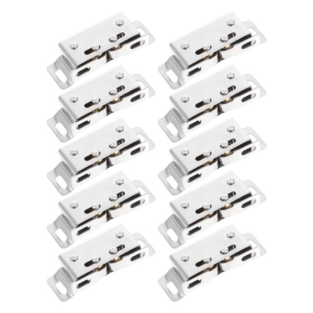 WORGEOUS 10 Pairs Silver Catch Old Spring Door Bumper Closet Hardware