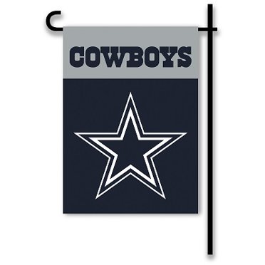 Dallas Cowboys Drapeau de Maison / de Cour 13 Pouces x 18 Pouces à Deux Côtés