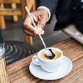 thumbnail image 2 of Lisbinx 304 Stainless Steel Coffee Stirring Spoon - Small Round Stirrer for Coffee, Tea & Cocktails - Rustproof & Dishwasher Safe - Elegant Modern Designs - 1 Piece, 2 of 6