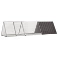 thumbnail image 1 of vidaXL Rabbit Cage Anthracite 302.5x80.5x71 cm Galvanised Steel, 1 of 4