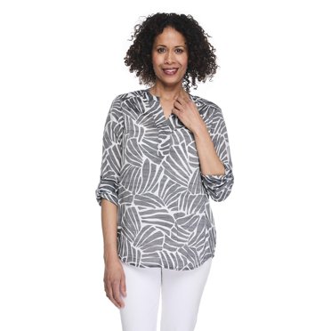 Iyla Women's Long-Sleeve Printed Top