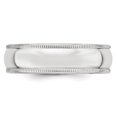thumbnail image 3 of 10KW 6mm Milgrain Half Round Band Size 12.5 Size 12.5, 3 of 4